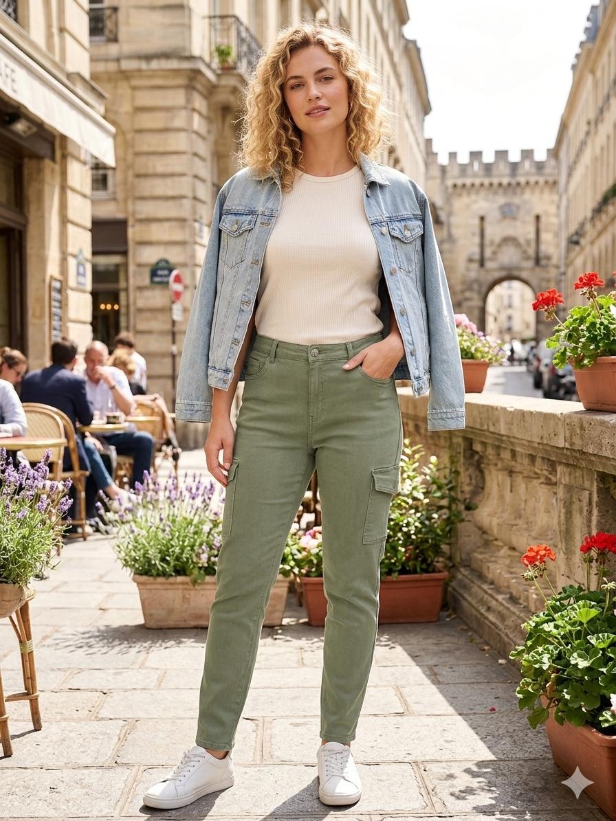 Urban Adventure High-Rise Cargo Pants – Sage Olive