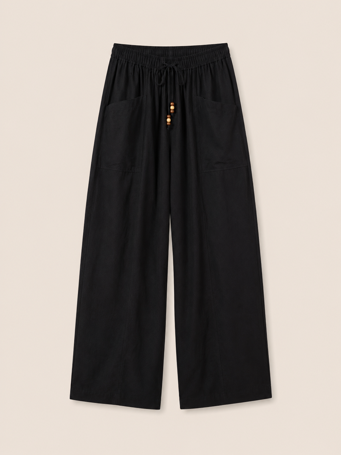 Wide-Leg Linen Blend Trousers
Effortlessly refined with a relaxed silhouette,