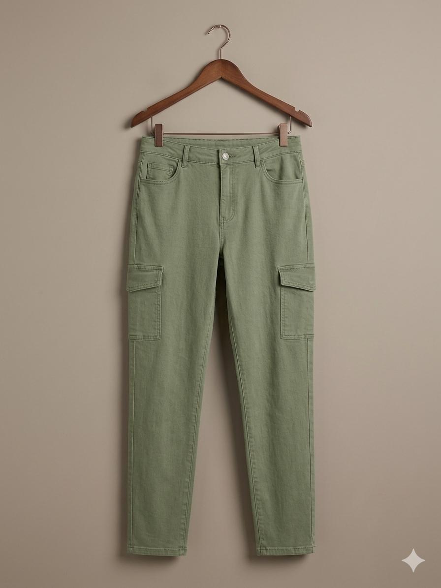 Urban Adventure High-Rise Cargo Pants – Sage Olive